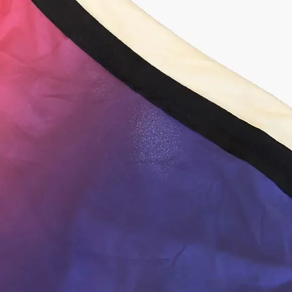 LOHLA SPORT "The Ombre" Sleeveless Gradient Zip Sport Top (Multi | Size M/L) - Picture 7 of 8